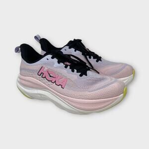 Hoka Skyflow Running Shoes Starlight glow/Carnation Wide Width Size 7 WIDE NEW